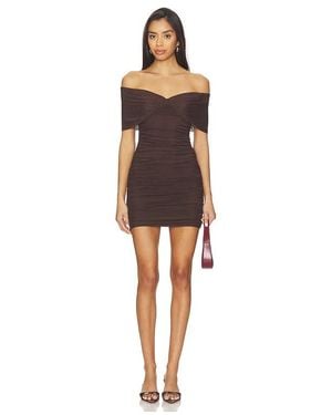 Nia Olympic Dress - Brown