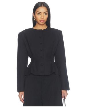 AEXAE Wool Contoured Jacket - Black