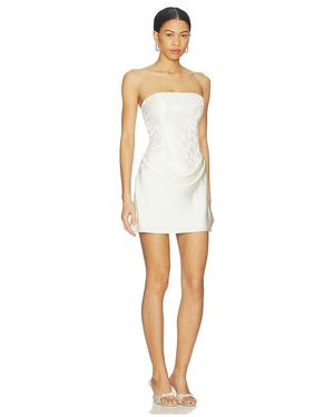 more to come carla mini dress MORE TO COME Carla Mini Dress in White