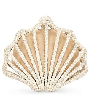 Aranaz Oskola Leather Clutch - Natural