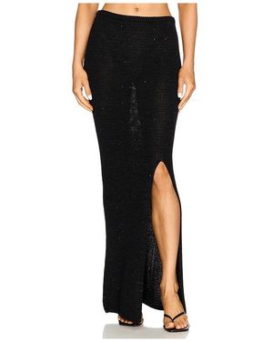 Asta Resort Carolina Maxi Skirt - Black