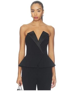 Nadine Merabi Taylor Top - Black