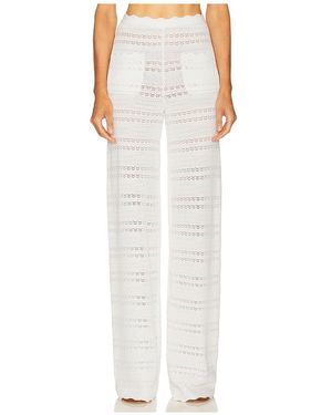 Helsa Kaitltn Scalloped Pant - White
