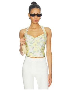 Bardot Deserae Halter Neck Top En Color Amarillo Talla (También En 2, 4, 6, 8, 12) - Multicolor