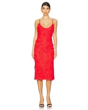 Bardot Adei Midi Dress - Red
