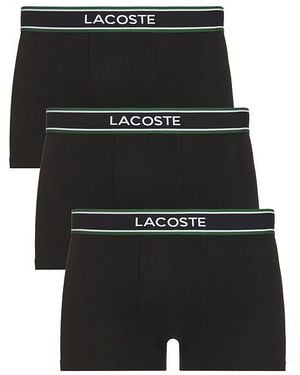 Lacoste 3 Pack Boxer - Black