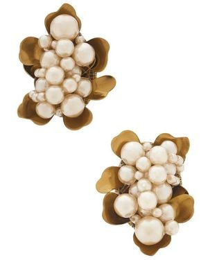 Deepa Gurnani Nea Earrings - Metallic