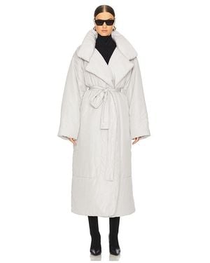 Norma Kamali Classic Sleeping Bag Coat - White