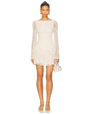 Free People Tabby Lace Mini Dress - White