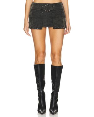 Free People スコート - ブラック