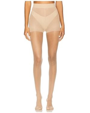 Stems Stretch Control Sheer Tights - White