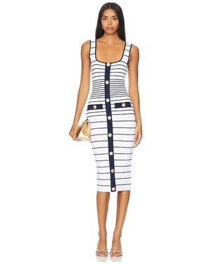 retroféte Kleid Lyle - Weiß