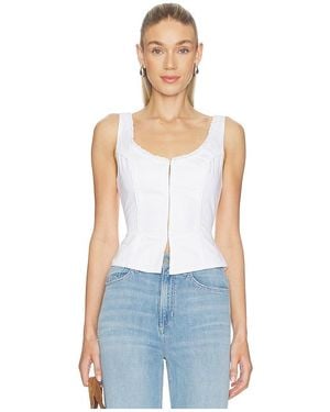 Joe's Jeans X Weworewhat The Femme Corset Top - Blue