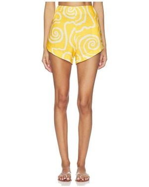 Cala De La Cruz Bahamas Short - Yellow