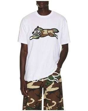 ICECREAM T-Shirt Camo Dog En. Taille Also En M, S, Xl/1X - Blanc