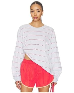 Free People X Fp Movement Printed Hustle Layer Top - Red