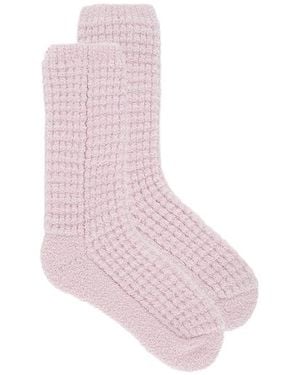 Barefoot Dreams Calcetines Cozychiic En Color Rosado Talla
