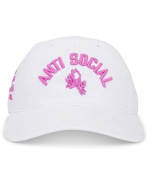 ANTI SOCIAL SOCIAL CLUB Gorra Assc En Color Blanco Talla - Rosa