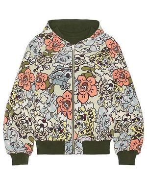 KENZO Gots Dragonfly Full Zip Hoodie in Grey for Men | Lyst UK