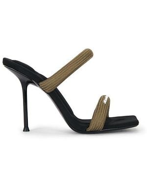 Alexander Wang Julie Tubular Webbing Sandal - Black
