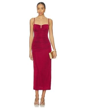 MINKPINK Maya Midi Dress - Red