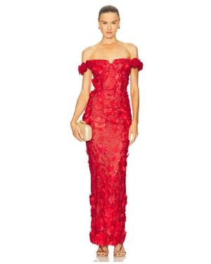 Bronx and Banco Maxivestido Jasmine En Color Rojo Talla (También En M, S, Xl)