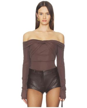 superdown Jillian ボディスーツ - ブラウン