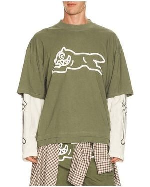 ICECREAM Bones Long Sleeve Tee - Green