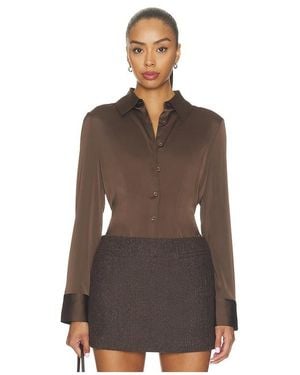 Elodie the Label Josephine Shirt - Brown