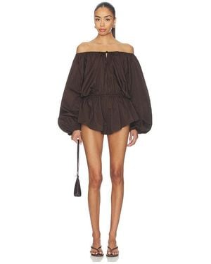 Lovers + Friends Ofelia Romper - Black