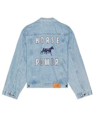 Siegelman Stable X Ford Patched Denim Jacket - Blue