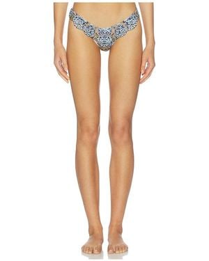 Fleur du Mal Hydrangea Thong - White