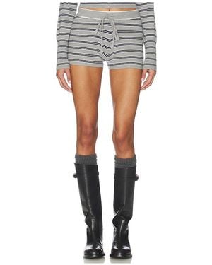 superdown Kieryn Knit Short En Color Gris Talla (Tambiãn En M)
