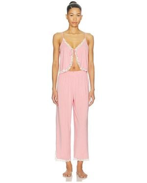 Free People X Intimately Sleepless Summer Pant Set - Multicolor