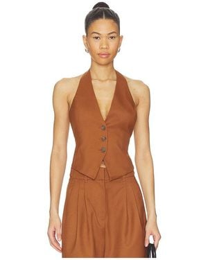 Ronny Kobo Lido Vest - Brown
