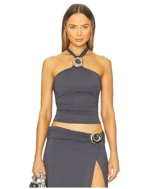 Runaway the Label Indiana Halter Top - Blue