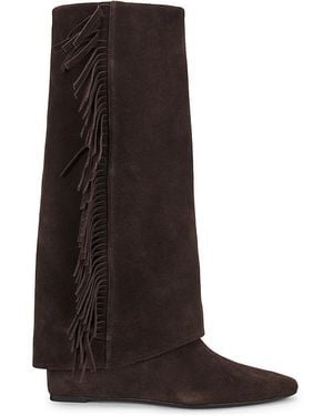 Jonathan Simkhai Bota Quinn Fringe En Color Chocolate Talla (También En 39) - Marrón