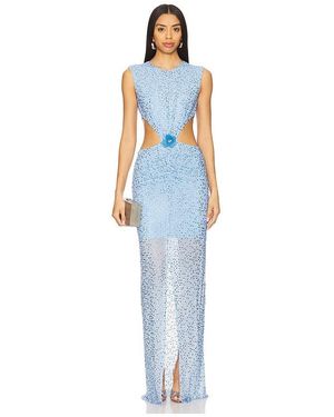 Mariandree Gaitan Valentina Dress - Blue