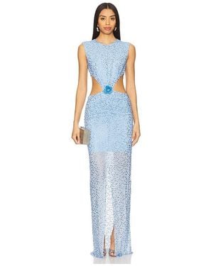 Mariandree Gaitan Valentina Dress - Blue