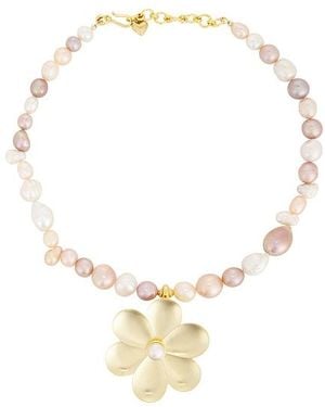 Brinker & Eliza Flora Necklace - White
