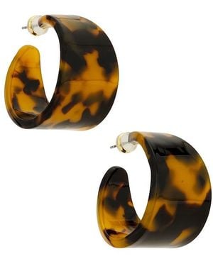 Shashi Pendientes De Aro Kasumi En Color Marrón Talla En - Metálico