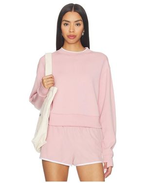 Varley PULL CROPPED TASMIN en Pink - Rose