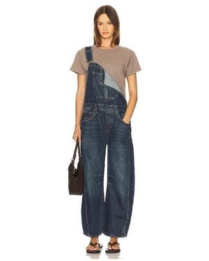 Free People Good Luck Overall - Blue