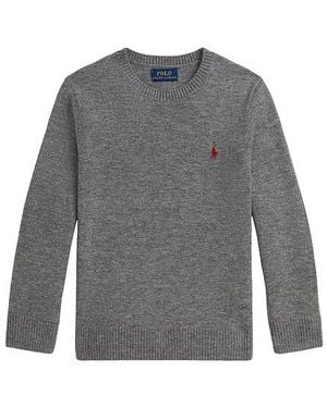 Polo Ralph Lauren Long Sleeve Crewneck Jumper - Grey