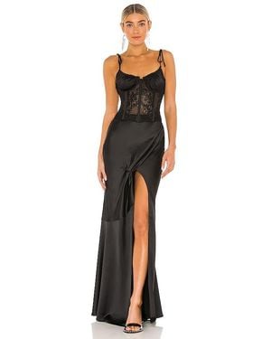 V. Chapman Calla Lily Gown - Black