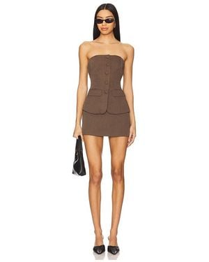ALL THE WAYS Marni Skirt Set - Brown