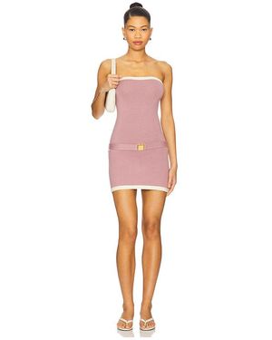 Cin Cin Bond Belted Knit Dress - Multicolour