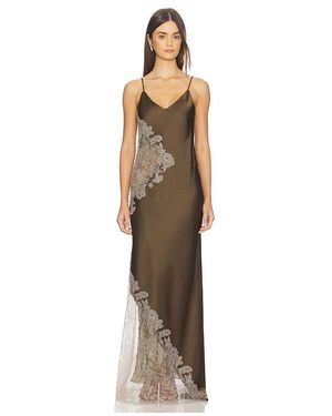 Alejandra Alonso Rojas Amal Lace Gown - Natural