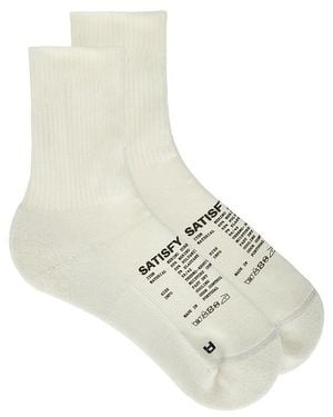 Satisfy Merino Nylon Tube Socks - White
