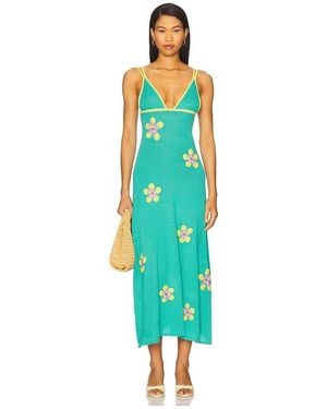 CAPITTANA Carolina Flowers Dress - White